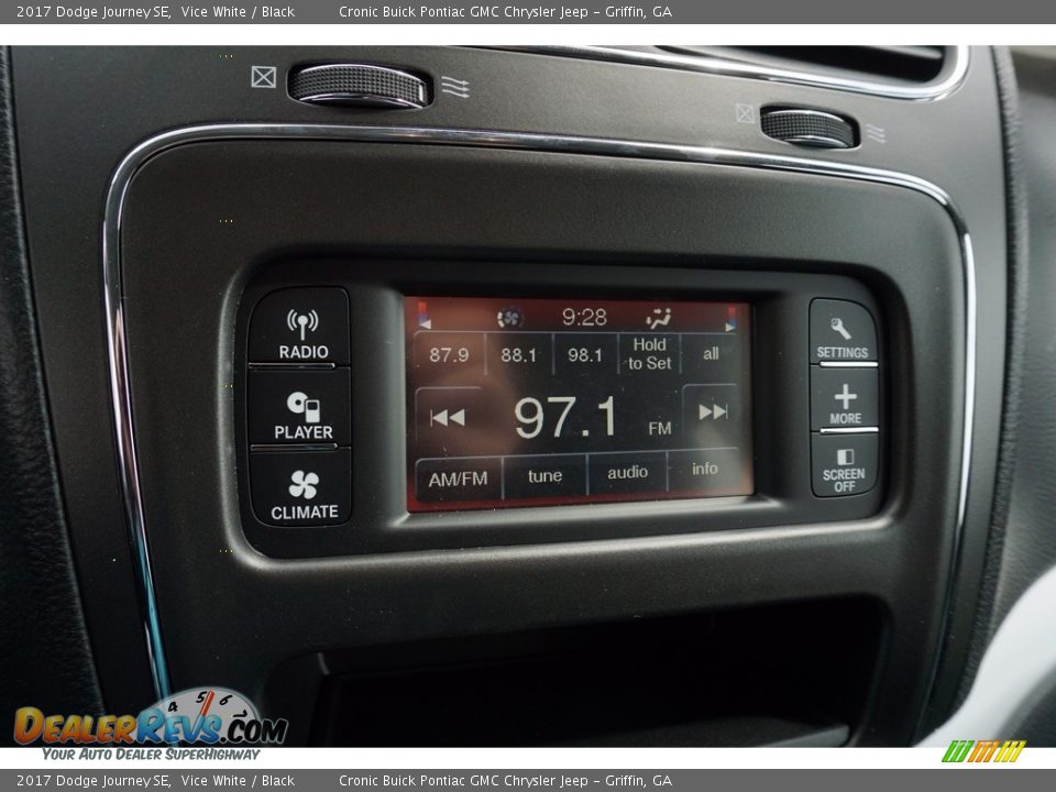 2017 Dodge Journey SE Vice White / Black Photo #14