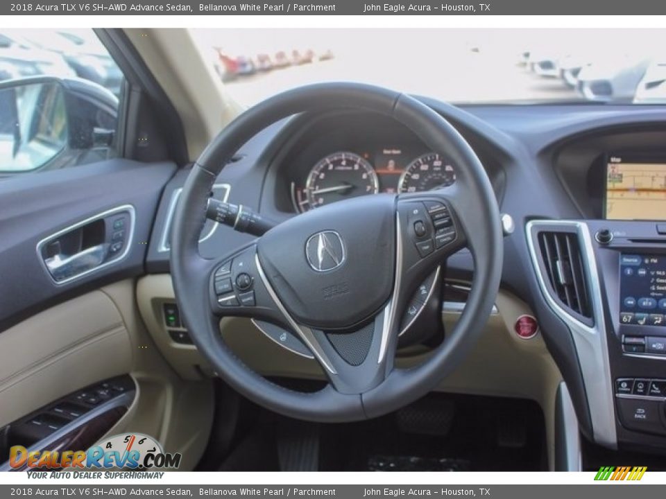 2018 Acura TLX V6 SH-AWD Advance Sedan Steering Wheel Photo #29