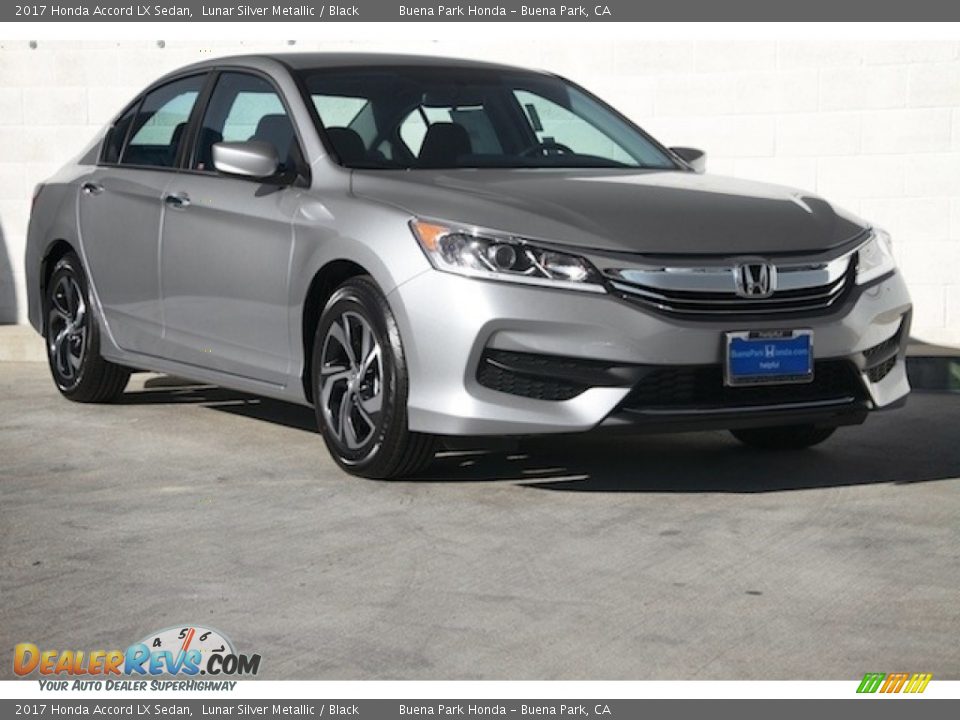 2017 Honda Accord LX Sedan Lunar Silver Metallic / Black Photo #1