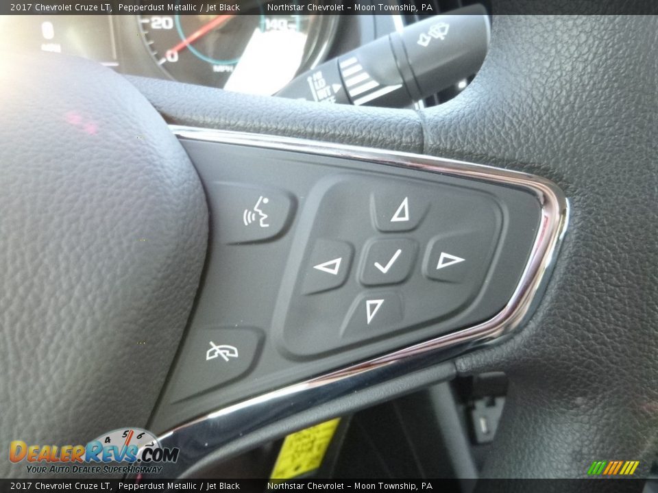 2017 Chevrolet Cruze LT Pepperdust Metallic / Jet Black Photo #19