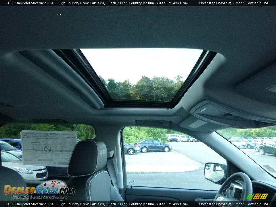 2017 Chevrolet Silverado 1500 High Country Crew Cab 4x4 Black / High Country Jet Black/Medium Ash Gray Photo #10