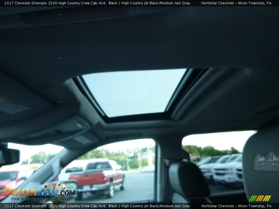 2017 Chevrolet Silverado 1500 High Country Crew Cab 4x4 Black / High Country Jet Black/Medium Ash Gray Photo #18