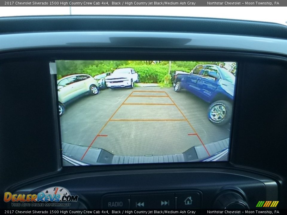 2017 Chevrolet Silverado 1500 High Country Crew Cab 4x4 Black / High Country Jet Black/Medium Ash Gray Photo #20