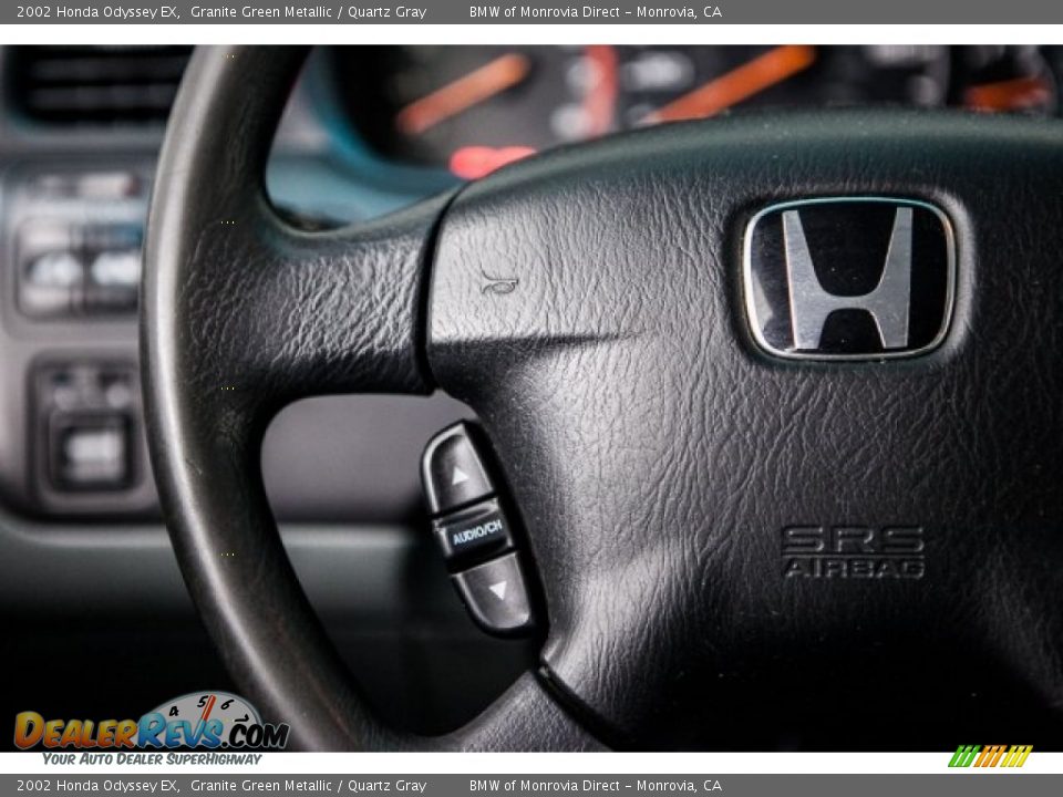 2002 Honda Odyssey EX Granite Green Metallic / Quartz Gray Photo #17