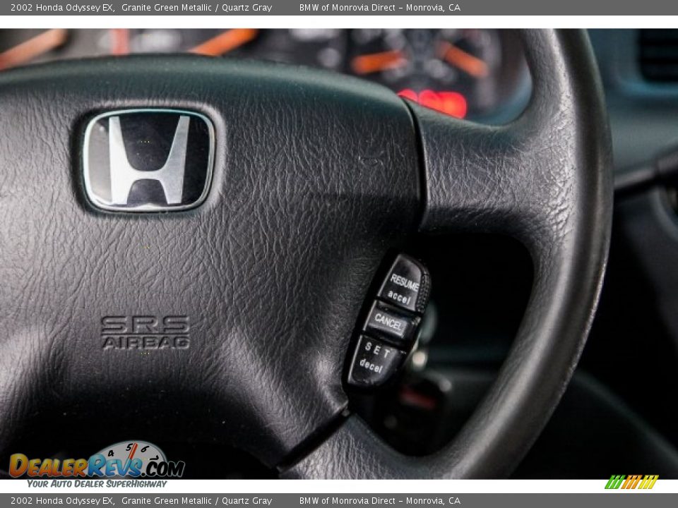 2002 Honda Odyssey EX Granite Green Metallic / Quartz Gray Photo #18