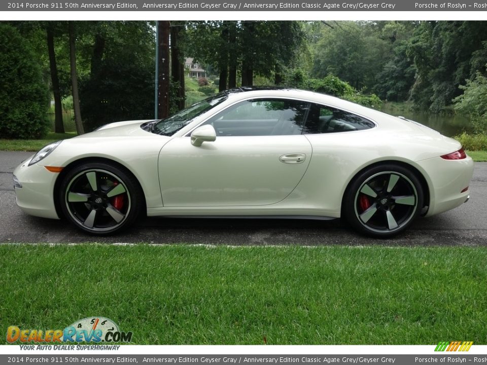 2014 Porsche 911 50th Anniversary Edition Anniversary Edition Geyser Gray / Anniversary Edition Classic Agate Grey/Geyser Grey Photo #2