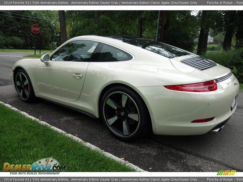 2014 Porsche 911 50th Anniversary Edition Anniversary Edition Geyser Gray / Anniversary Edition Classic Agate Grey/Geyser Grey Photo #3