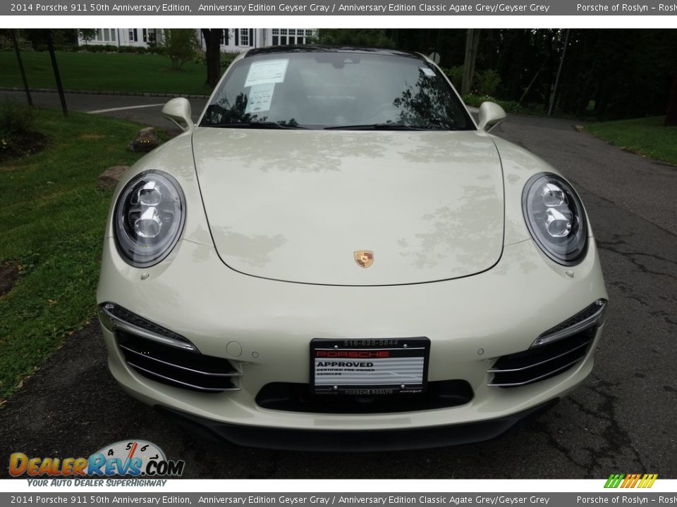 2014 Porsche 911 50th Anniversary Edition Anniversary Edition Geyser Gray / Anniversary Edition Classic Agate Grey/Geyser Grey Photo #4