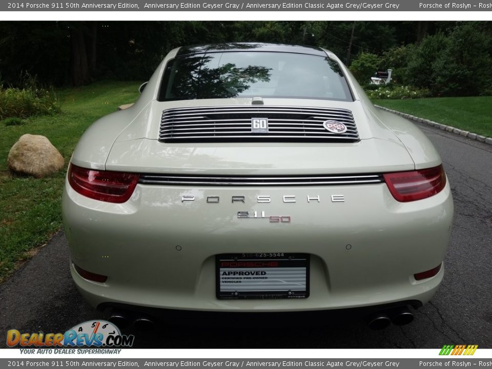 2014 Porsche 911 50th Anniversary Edition Anniversary Edition Geyser Gray / Anniversary Edition Classic Agate Grey/Geyser Grey Photo #5