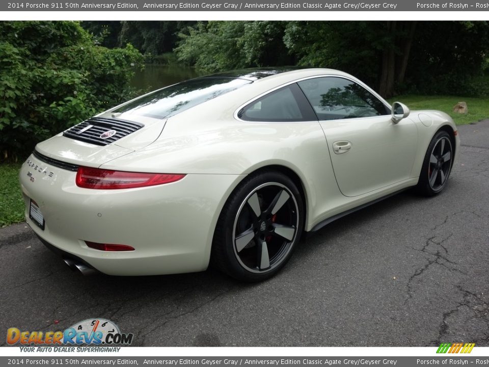 2014 Porsche 911 50th Anniversary Edition Anniversary Edition Geyser Gray / Anniversary Edition Classic Agate Grey/Geyser Grey Photo #6