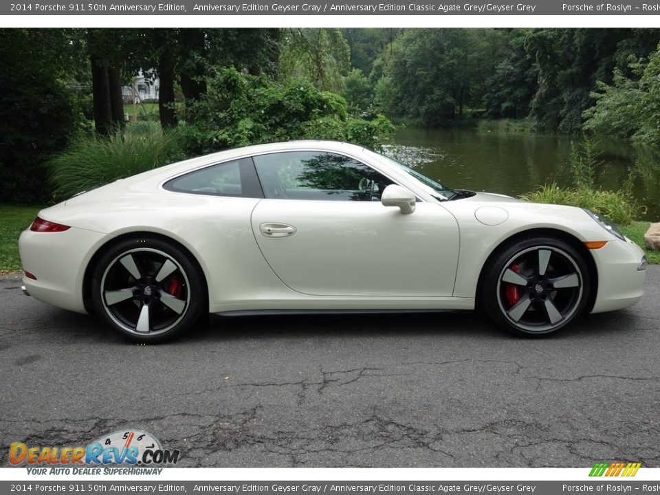 2014 Porsche 911 50th Anniversary Edition Anniversary Edition Geyser Gray / Anniversary Edition Classic Agate Grey/Geyser Grey Photo #7