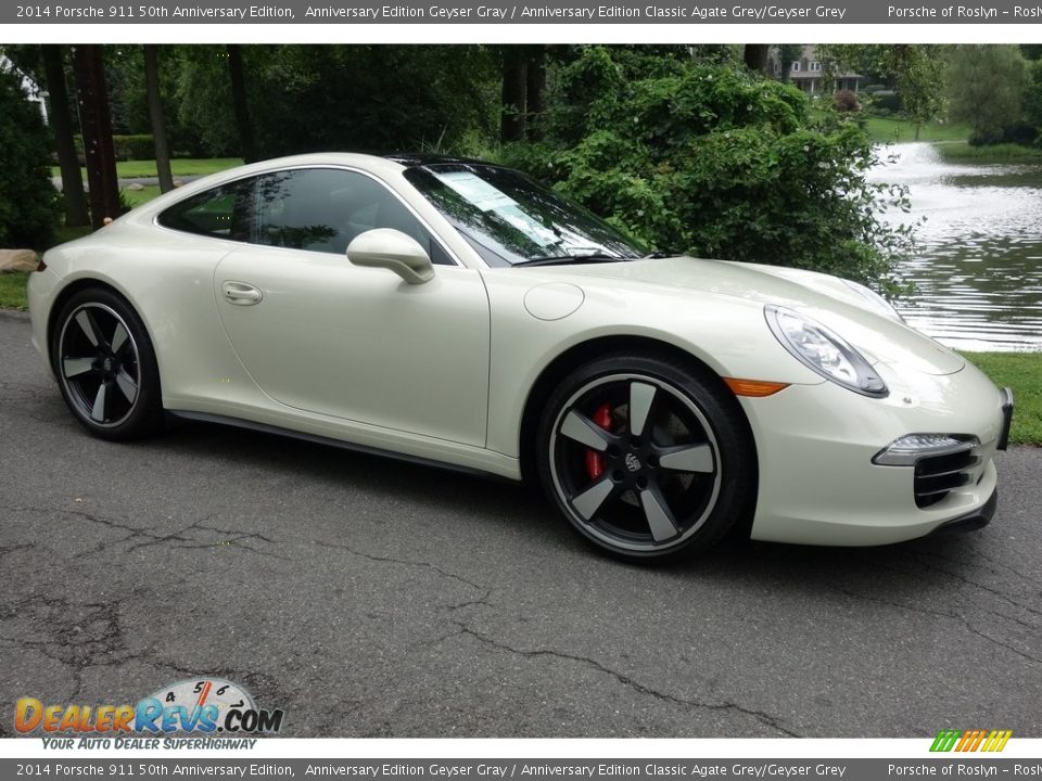 2014 Porsche 911 50th Anniversary Edition Anniversary Edition Geyser Gray / Anniversary Edition Classic Agate Grey/Geyser Grey Photo #8