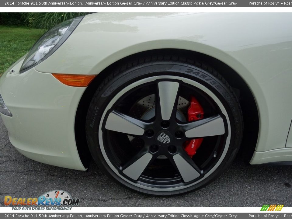 2014 Porsche 911 50th Anniversary Edition Anniversary Edition Geyser Gray / Anniversary Edition Classic Agate Grey/Geyser Grey Photo #9