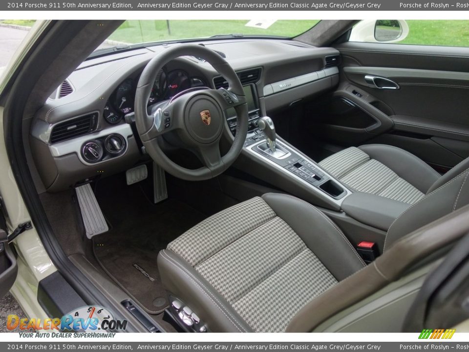 2014 Porsche 911 50th Anniversary Edition Anniversary Edition Geyser Gray / Anniversary Edition Classic Agate Grey/Geyser Grey Photo #10