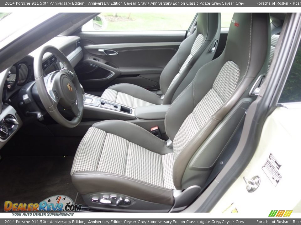 2014 Porsche 911 50th Anniversary Edition Anniversary Edition Geyser Gray / Anniversary Edition Classic Agate Grey/Geyser Grey Photo #11