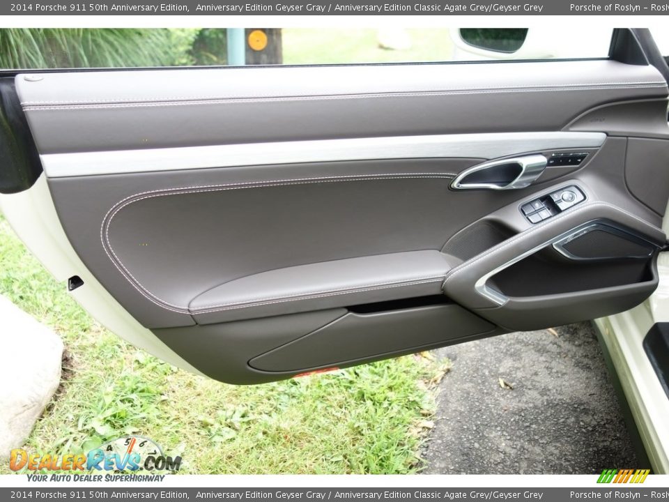 2014 Porsche 911 50th Anniversary Edition Anniversary Edition Geyser Gray / Anniversary Edition Classic Agate Grey/Geyser Grey Photo #12