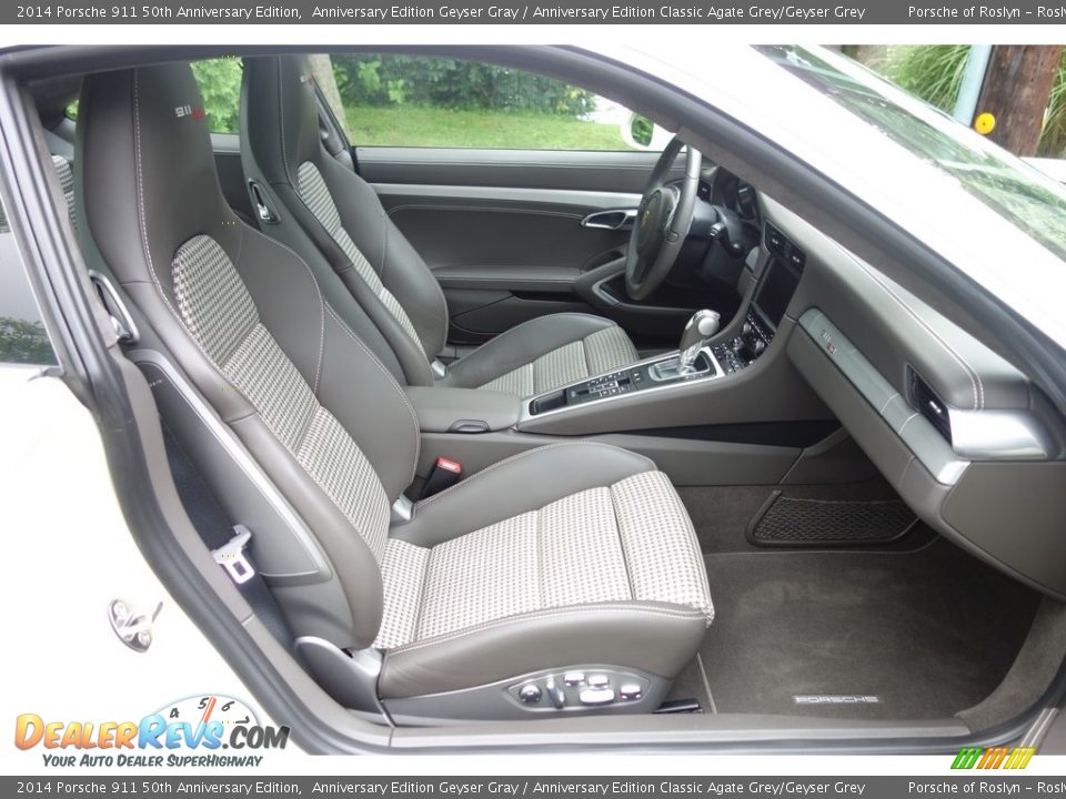 2014 Porsche 911 50th Anniversary Edition Anniversary Edition Geyser Gray / Anniversary Edition Classic Agate Grey/Geyser Grey Photo #13