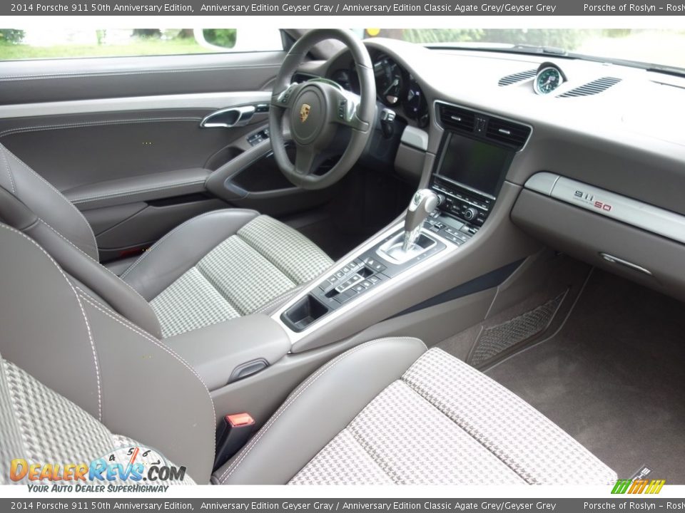 2014 Porsche 911 50th Anniversary Edition Anniversary Edition Geyser Gray / Anniversary Edition Classic Agate Grey/Geyser Grey Photo #15