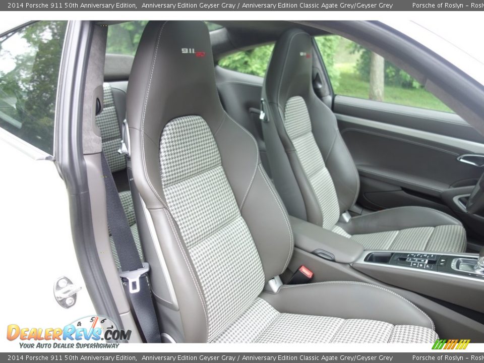 2014 Porsche 911 50th Anniversary Edition Anniversary Edition Geyser Gray / Anniversary Edition Classic Agate Grey/Geyser Grey Photo #16