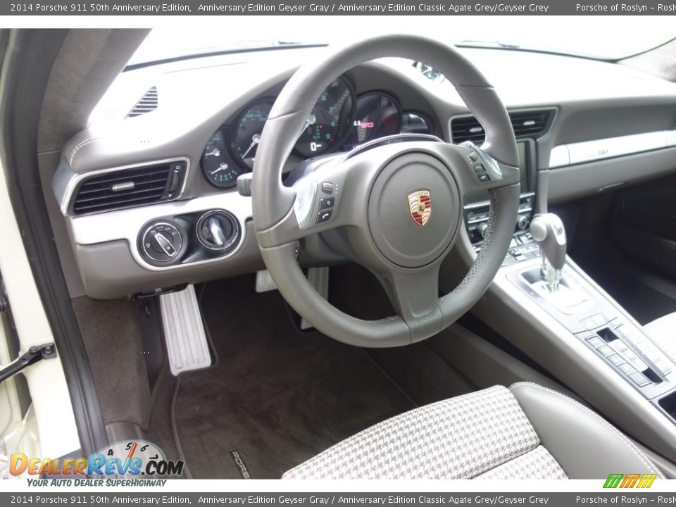 2014 Porsche 911 50th Anniversary Edition Anniversary Edition Geyser Gray / Anniversary Edition Classic Agate Grey/Geyser Grey Photo #19