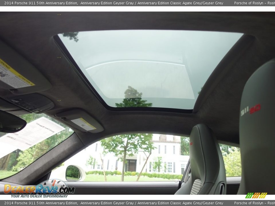 2014 Porsche 911 50th Anniversary Edition Anniversary Edition Geyser Gray / Anniversary Edition Classic Agate Grey/Geyser Grey Photo #20