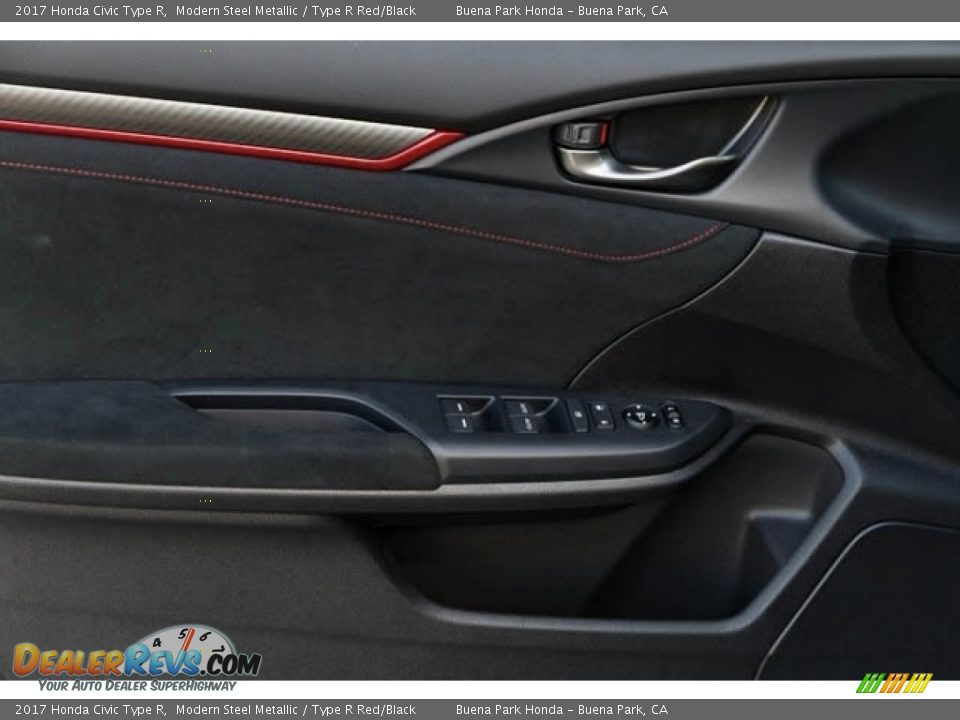 2017 Honda Civic Type R Modern Steel Metallic / Type R Red/Black Photo #6