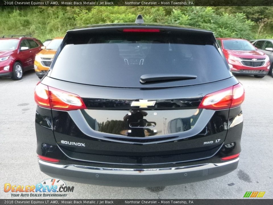 2018 Chevrolet Equinox LT AWD Mosaic Black Metallic / Jet Black Photo #4