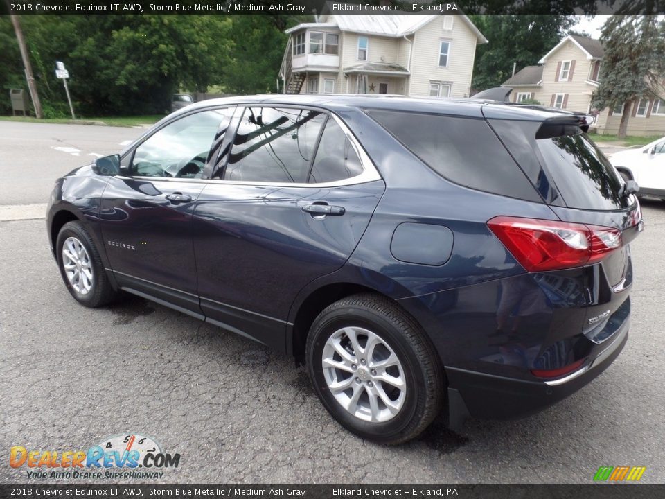 2018 Chevrolet Equinox LT AWD Storm Blue Metallic / Medium Ash Gray Photo #5