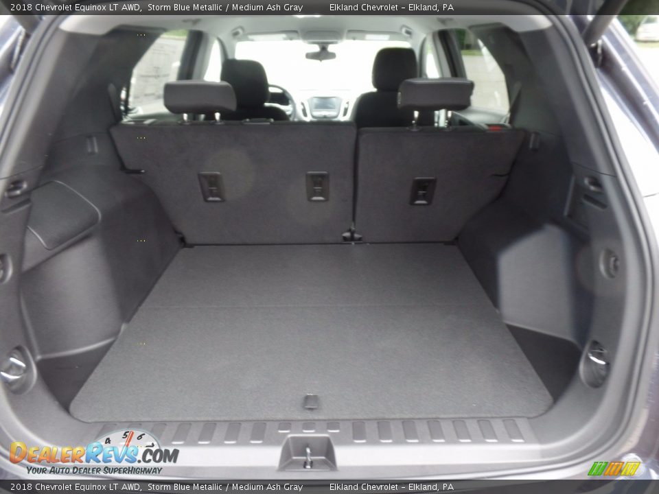 2018 Chevrolet Equinox LT AWD Storm Blue Metallic / Medium Ash Gray Photo #10
