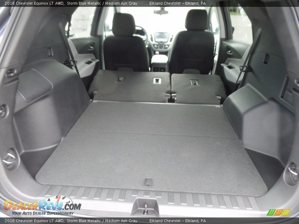 2018 Chevrolet Equinox LT AWD Storm Blue Metallic / Medium Ash Gray Photo #12