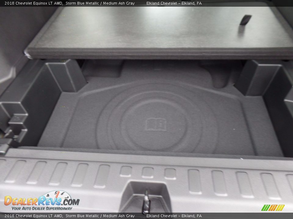 2018 Chevrolet Equinox LT AWD Storm Blue Metallic / Medium Ash Gray Photo #13