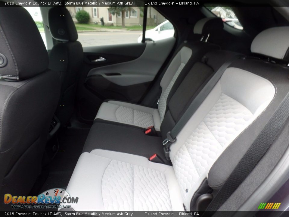 2018 Chevrolet Equinox LT AWD Storm Blue Metallic / Medium Ash Gray Photo #16