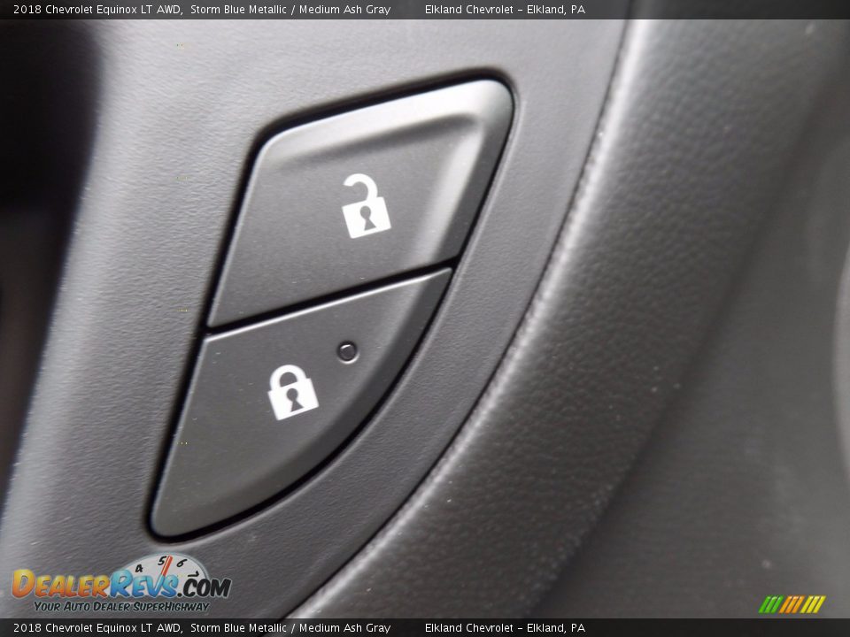 2018 Chevrolet Equinox LT AWD Storm Blue Metallic / Medium Ash Gray Photo #21