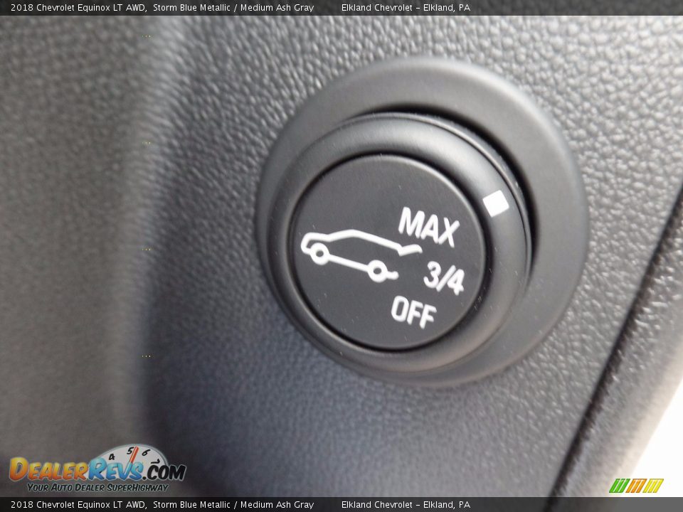 2018 Chevrolet Equinox LT AWD Storm Blue Metallic / Medium Ash Gray Photo #22