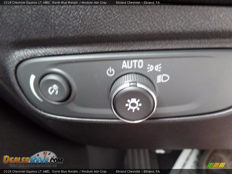 2018 Chevrolet Equinox LT AWD Storm Blue Metallic / Medium Ash Gray Photo #23