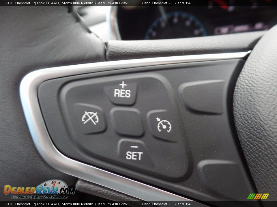 2018 Chevrolet Equinox LT AWD Storm Blue Metallic / Medium Ash Gray Photo #24