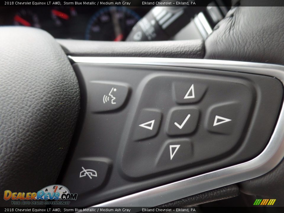 2018 Chevrolet Equinox LT AWD Storm Blue Metallic / Medium Ash Gray Photo #25