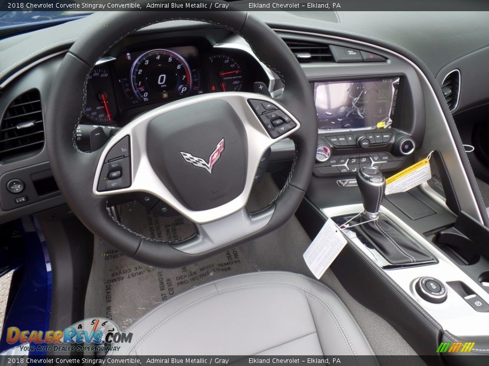 Dashboard of 2018 Chevrolet Corvette Stingray Convertible Photo #30