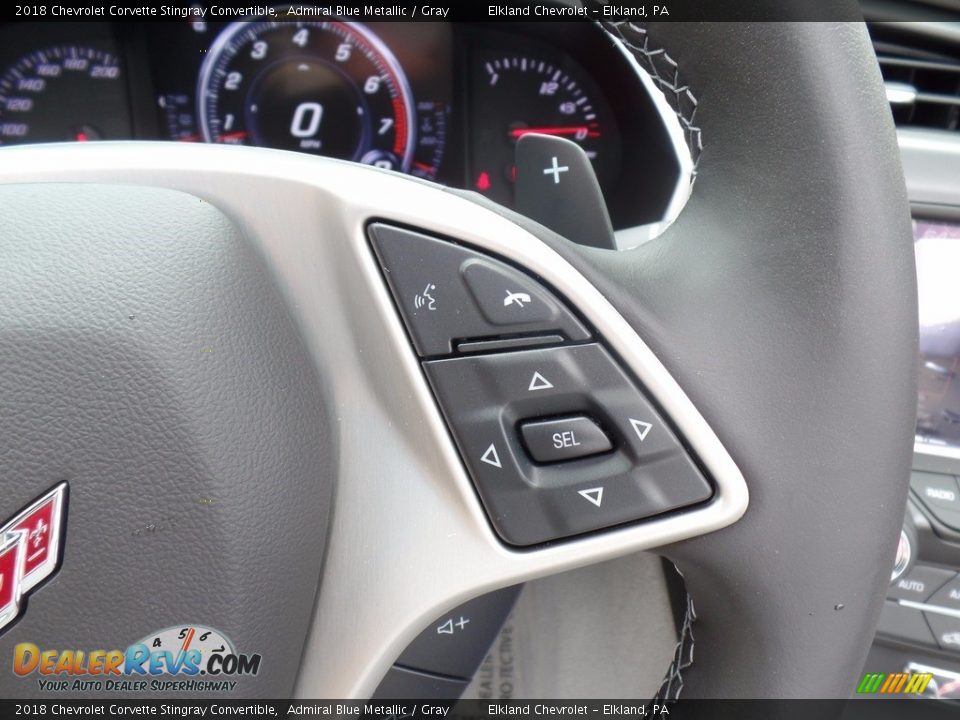 Controls of 2018 Chevrolet Corvette Stingray Convertible Photo #33