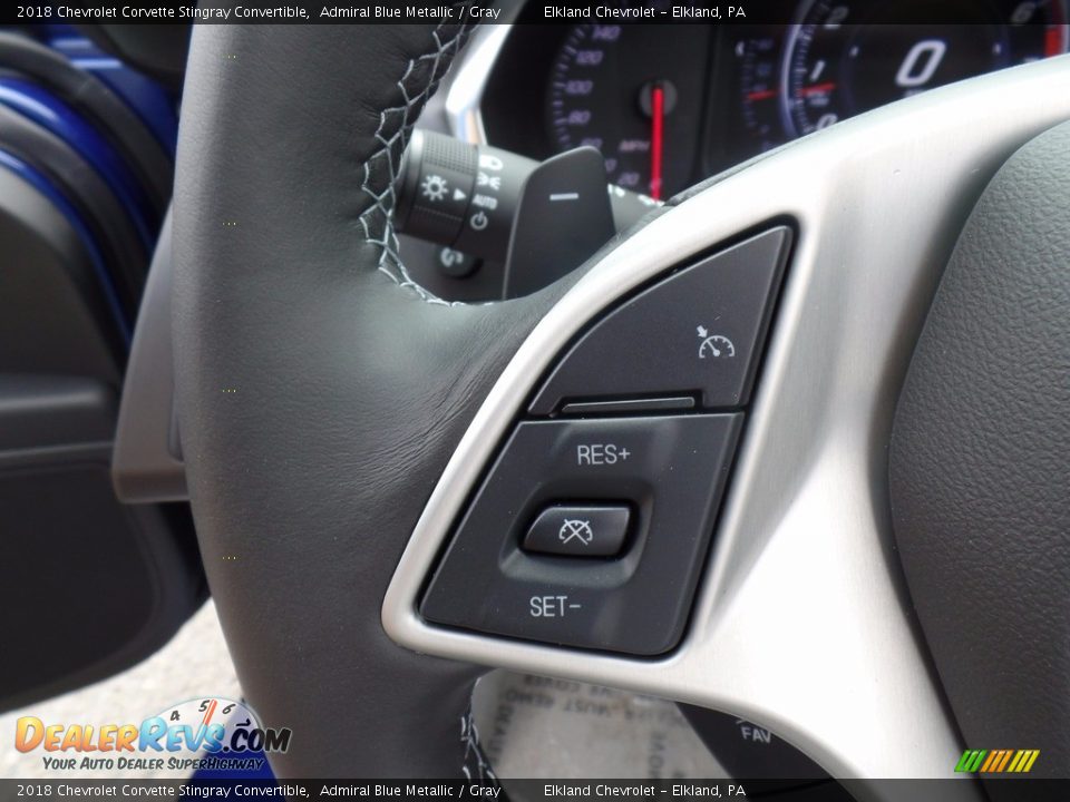 Controls of 2018 Chevrolet Corvette Stingray Convertible Photo #34