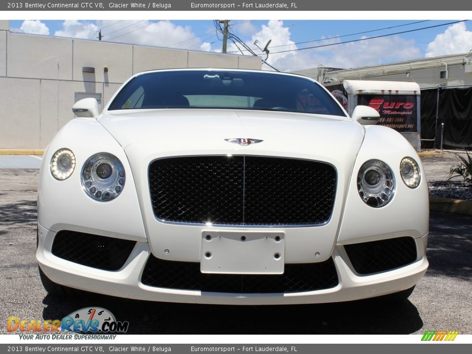 2013 Bentley Continental GTC V8 Glacier White / Beluga Photo #1