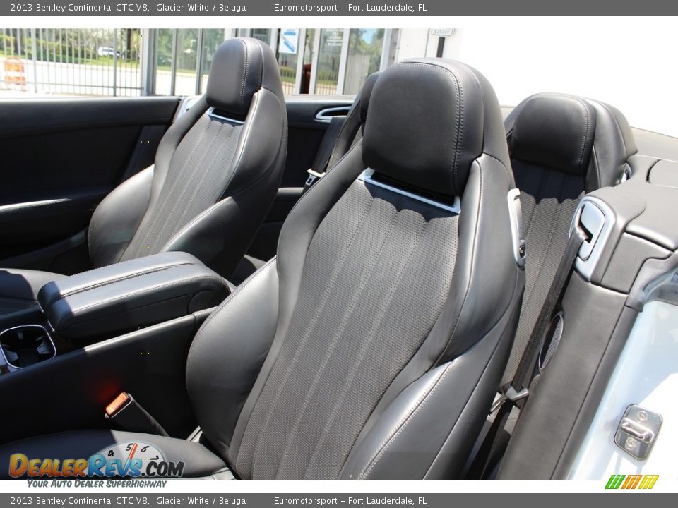 2013 Bentley Continental GTC V8 Glacier White / Beluga Photo #5
