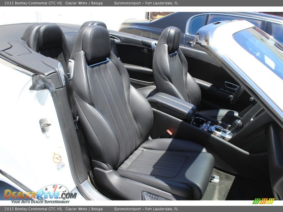 2013 Bentley Continental GTC V8 Glacier White / Beluga Photo #11