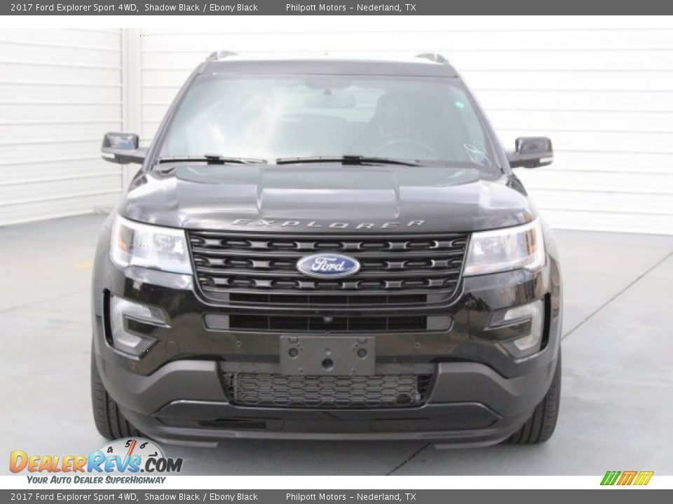 2017 Ford Explorer Sport 4WD Shadow Black / Ebony Black Photo #2