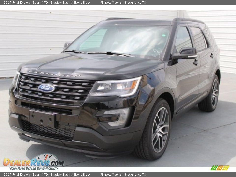 2017 Ford Explorer Sport 4WD Shadow Black / Ebony Black Photo #3