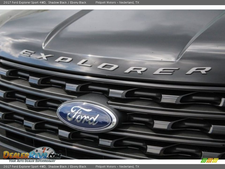 2017 Ford Explorer Sport 4WD Shadow Black / Ebony Black Photo #4