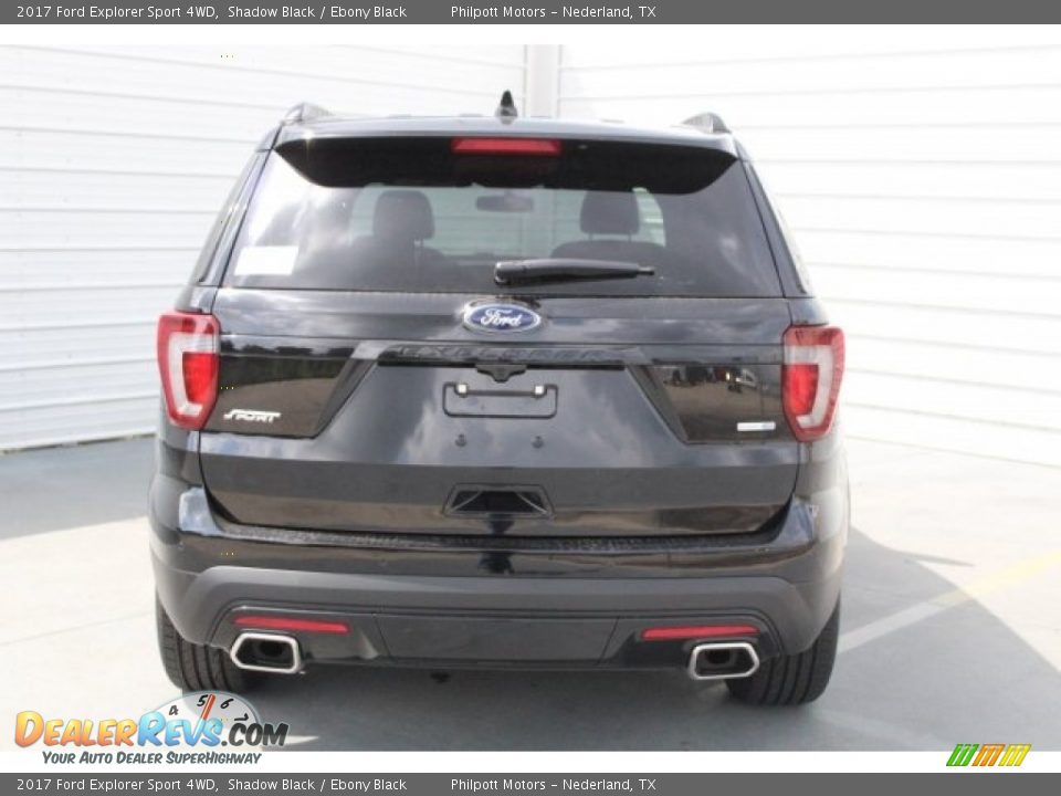 2017 Ford Explorer Sport 4WD Shadow Black / Ebony Black Photo #7