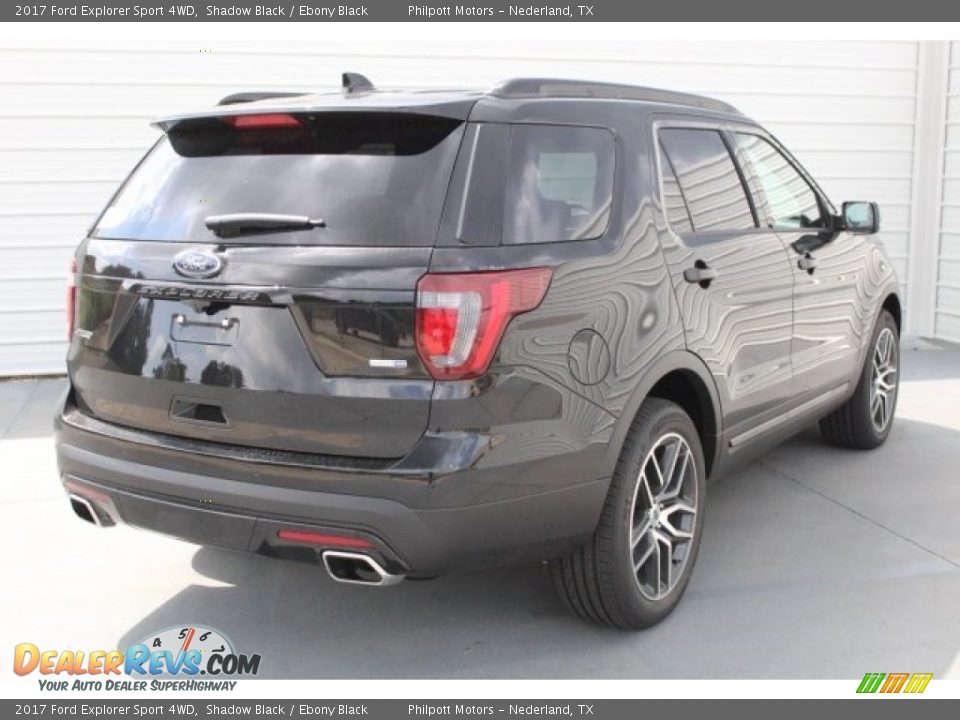 2017 Ford Explorer Sport 4WD Shadow Black / Ebony Black Photo #8