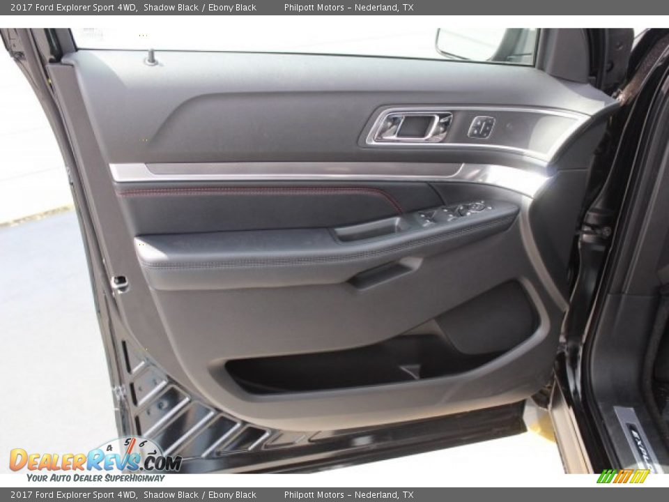2017 Ford Explorer Sport 4WD Shadow Black / Ebony Black Photo #9