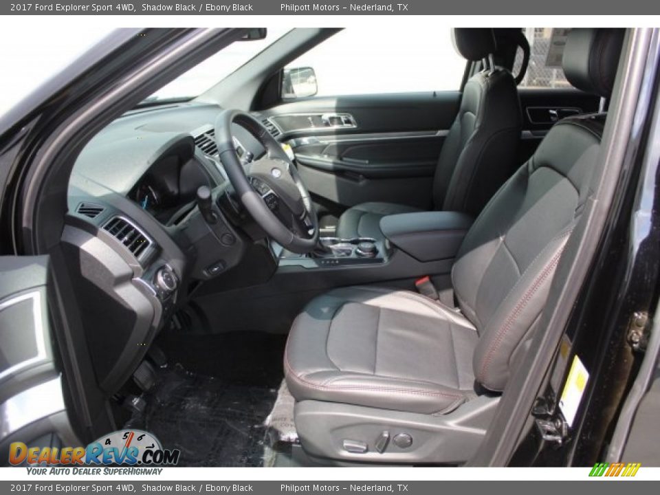 2017 Ford Explorer Sport 4WD Shadow Black / Ebony Black Photo #11